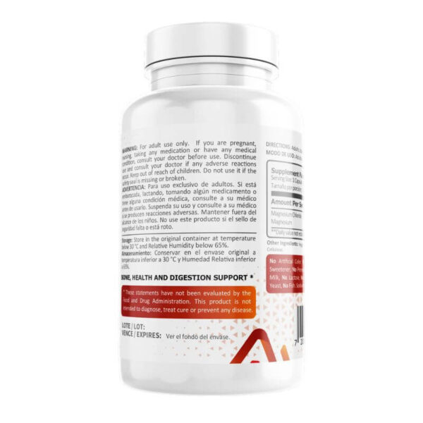 Cloruro de magnesio 520mg, 100 cápsulas - Image 2