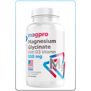 Glicinato de magnesio 550mg, 100 cápsulas