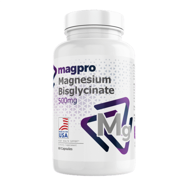 Bisglicinato de Magnesio 500mg, 60 cápsulas