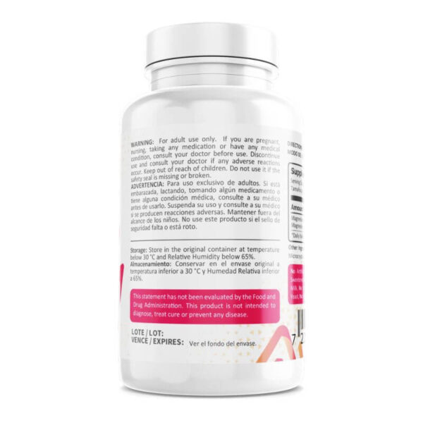 Mega magnesium 500mg, 100 Cápsulas - Image 2